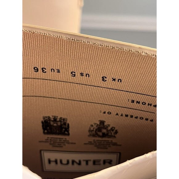 Hunter Women's Winter Rain Boots - Beige - Picture 10 of 11